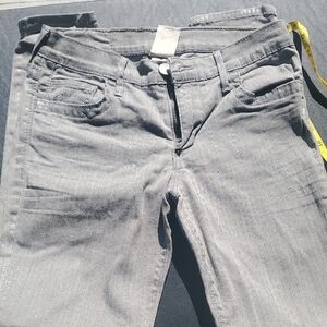 True Religion Light Gray Skinny Jeans